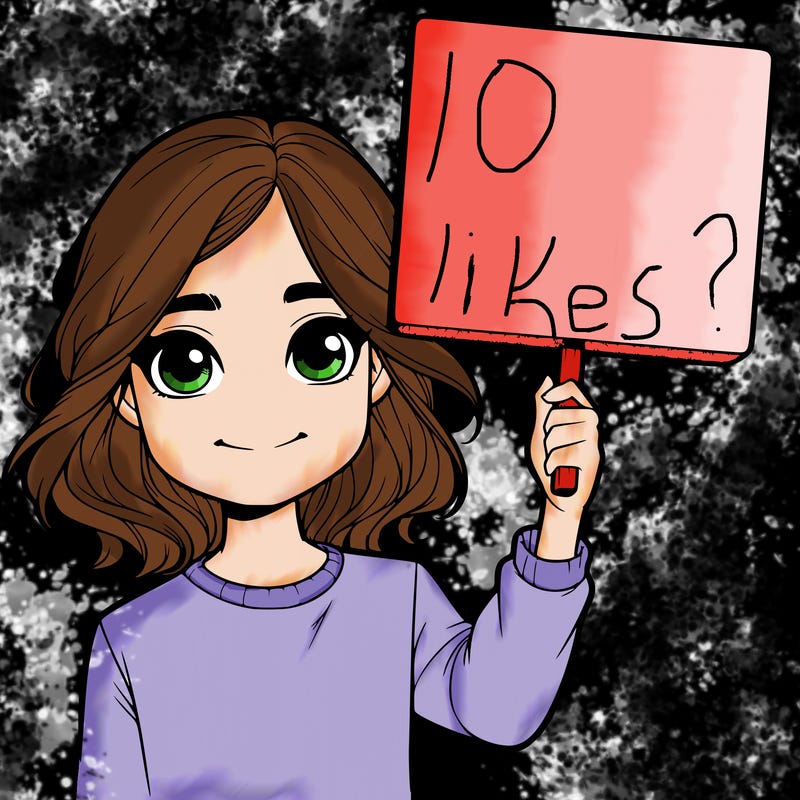 realistic girl holding up a sign