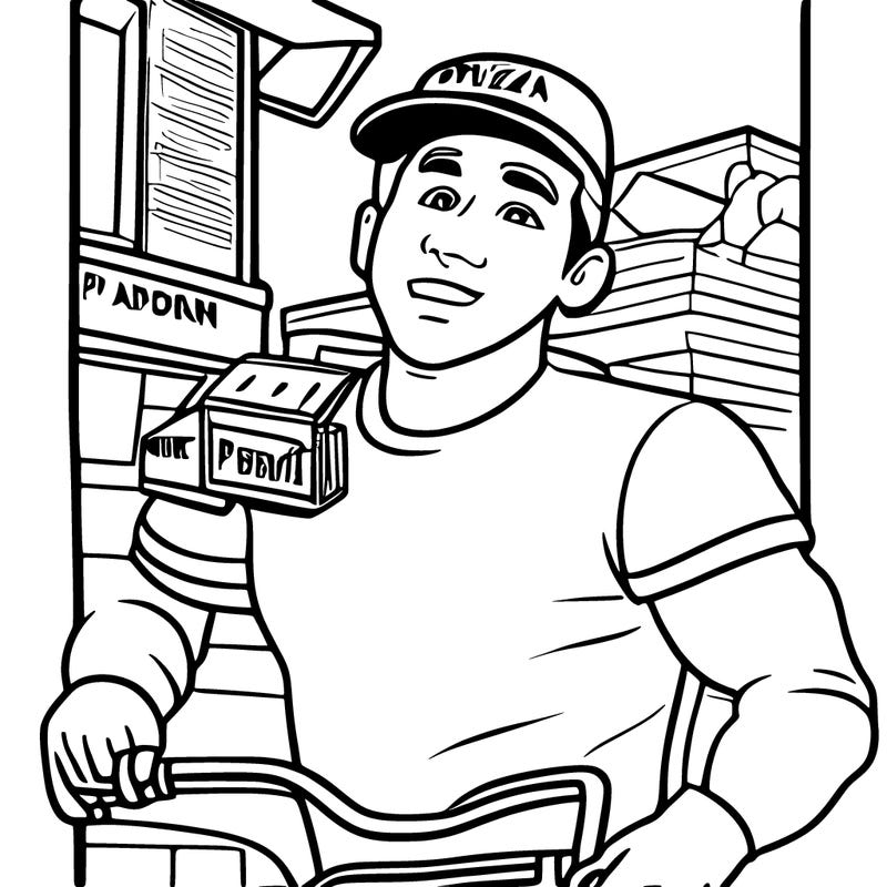 pizza delivery boy