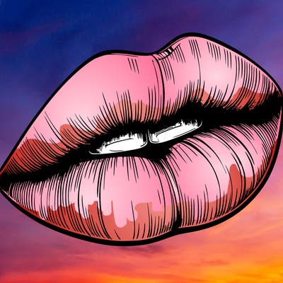 realistic lips