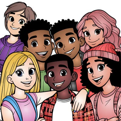 a mixed friend group