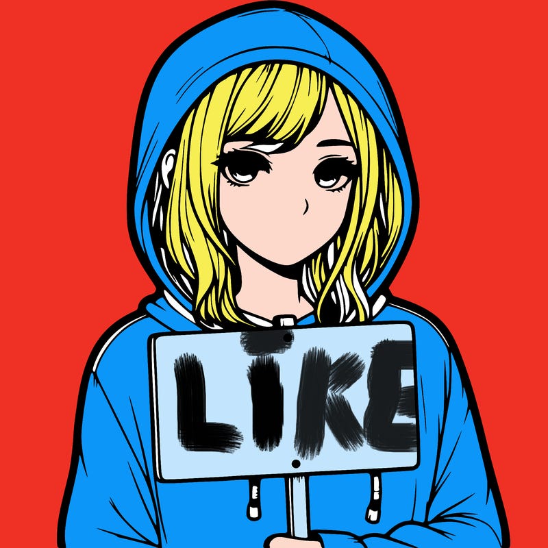 realistic girl with shoulder length hair wearing a hoodie holding a sign