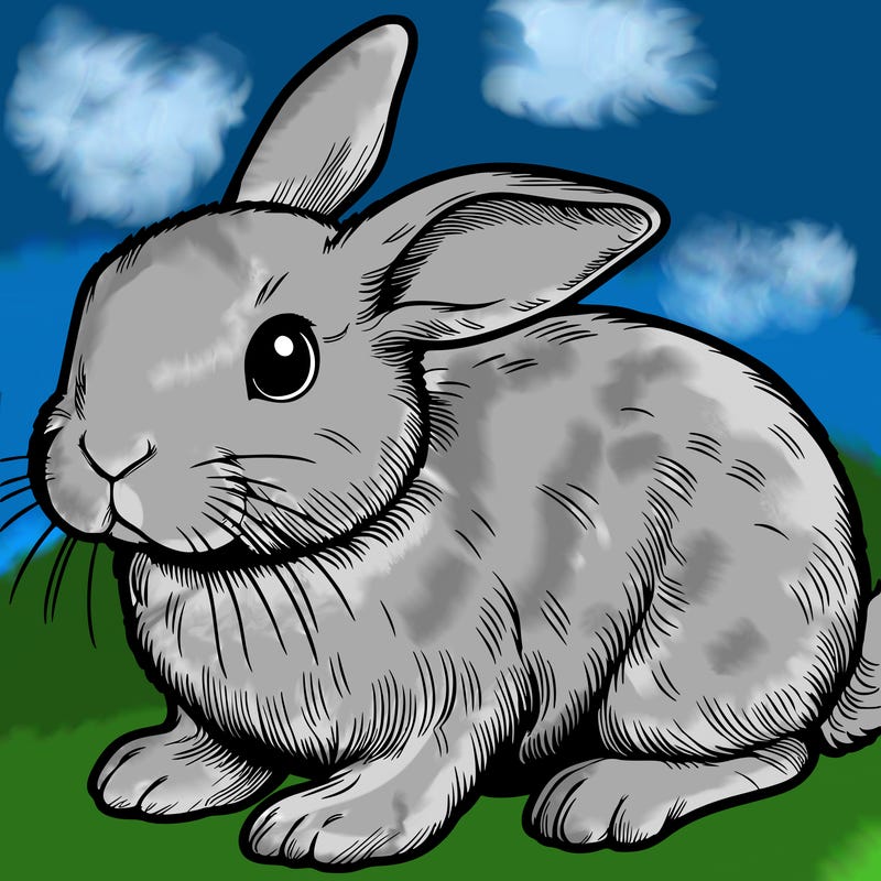 realistic bunny