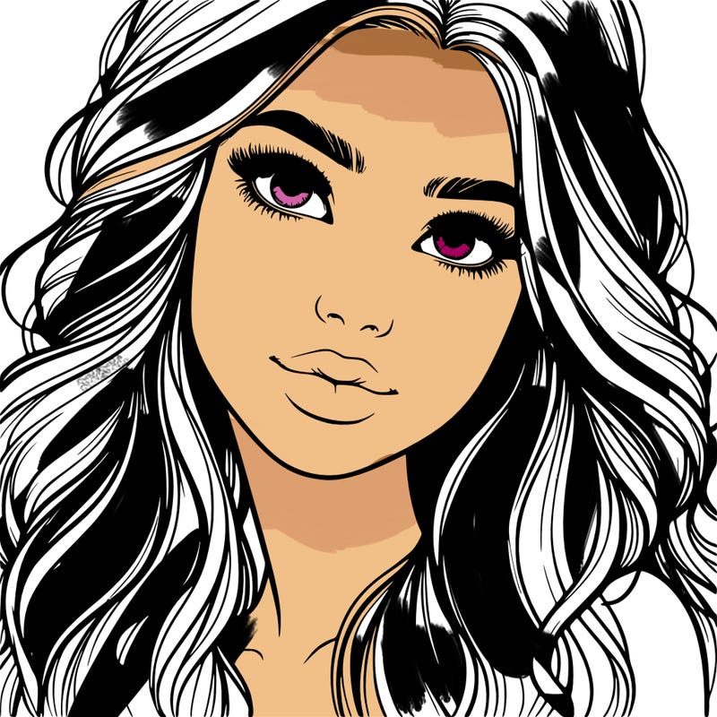 beautiful realistic girl