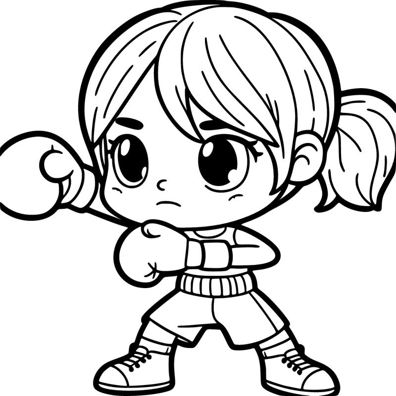 girl boxing