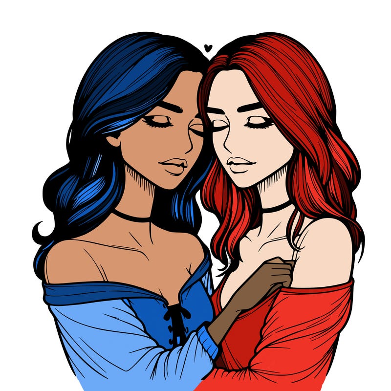 realistic girls in love