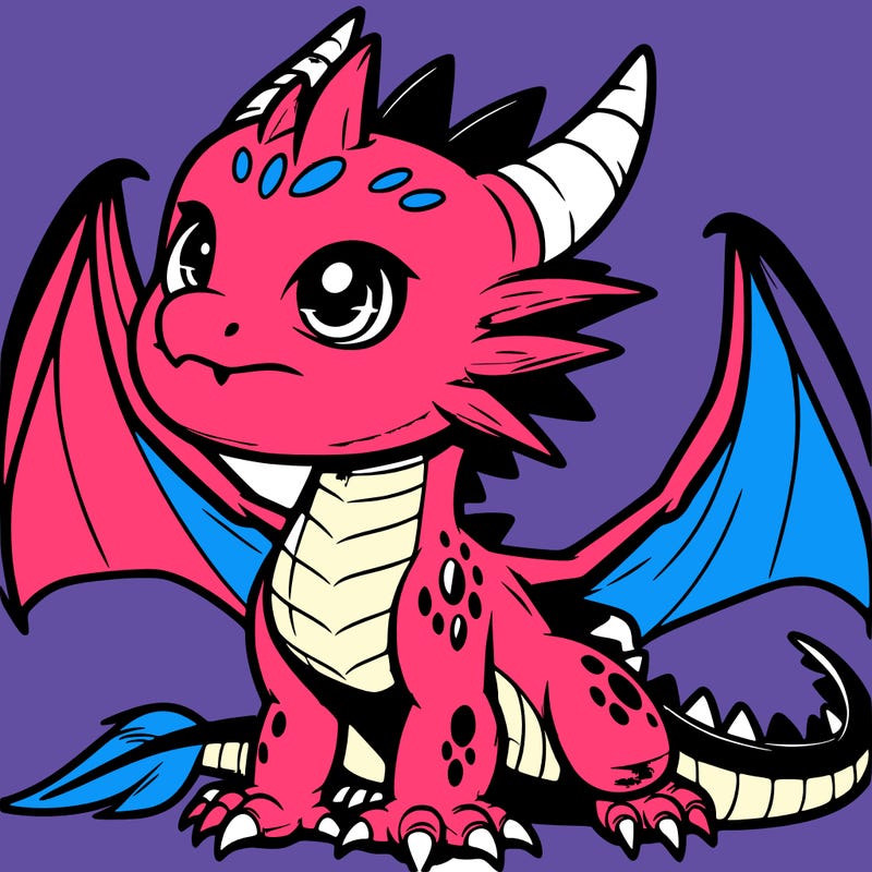 fierce baby night dragon