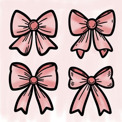 bows aesthetic