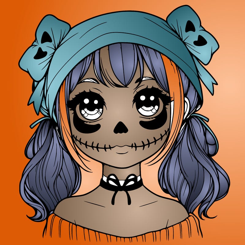 realistic girl halloween