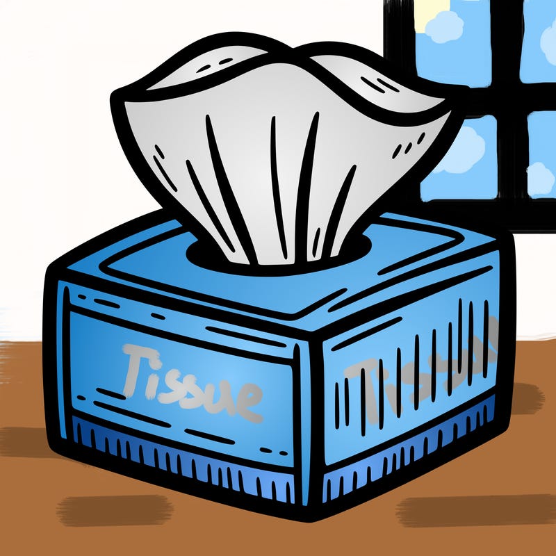 a tissue box