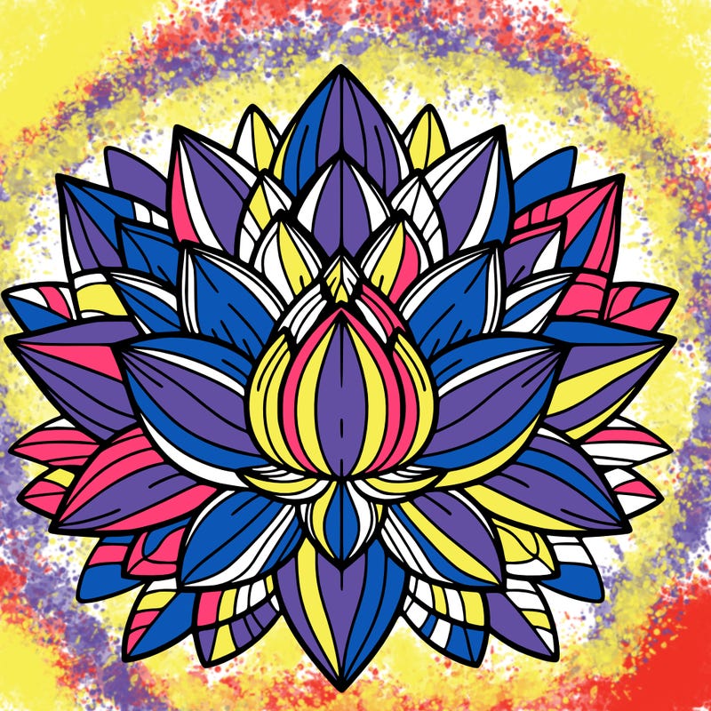 lotus flower mandala