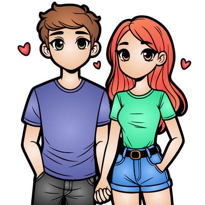 boyfriend and girlfriend