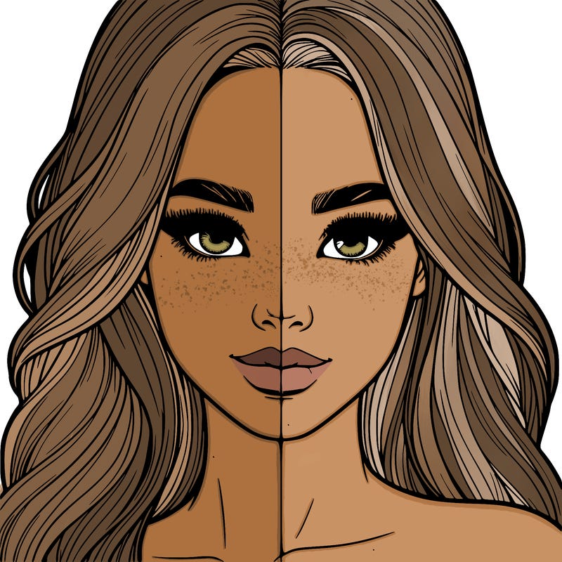 realistic pretty girl