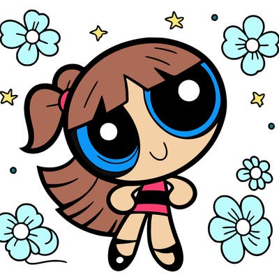 a powerpuff girl