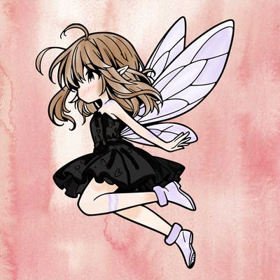 manga fairy flying