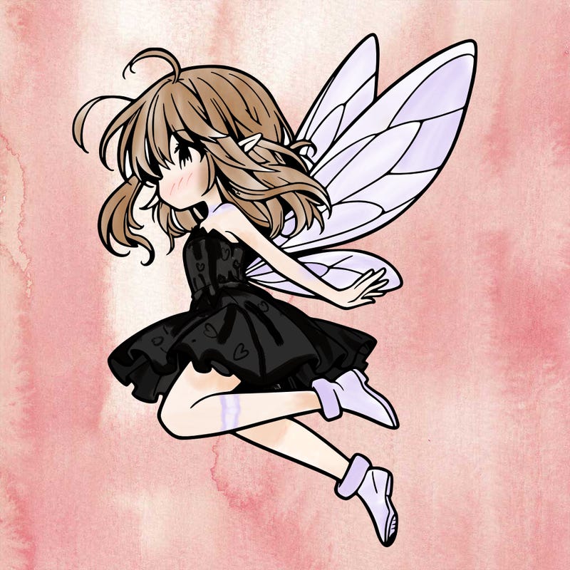 manga fairy flying