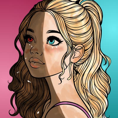 beautiful realistic girl