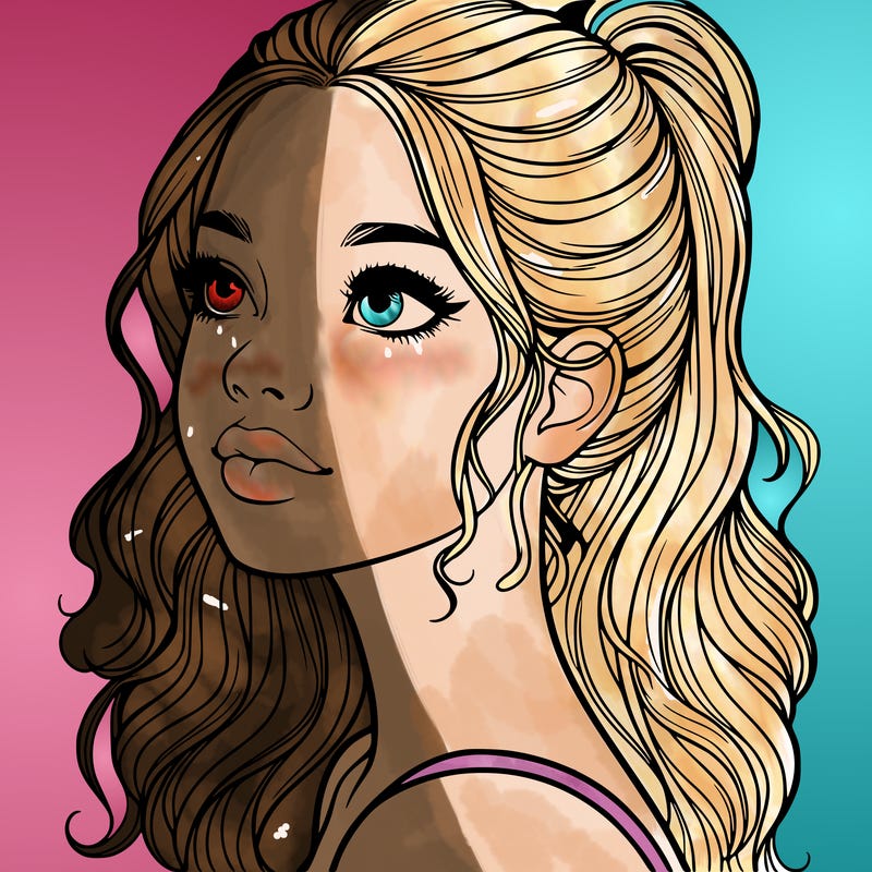 beautiful realistic girl