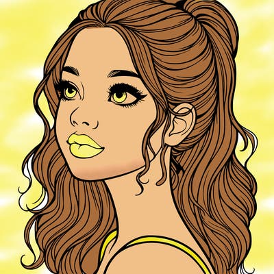 beautiful realistic girl