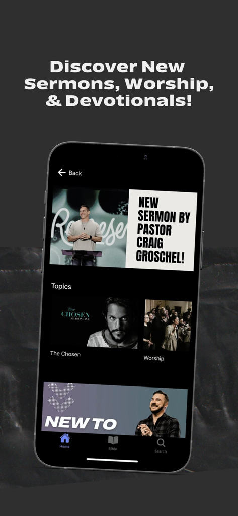 PandoApp - PandoApp interface for discovering new sermons worship and devotionals