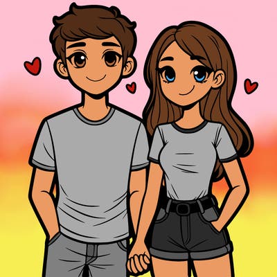 boyfriend and girlfriend