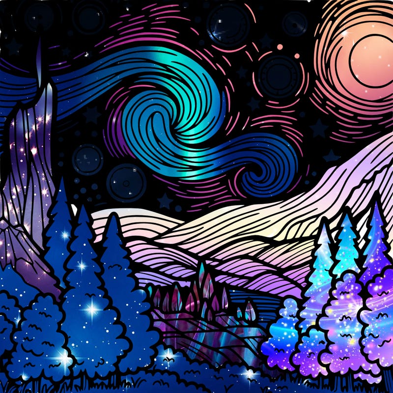 starry night serenity