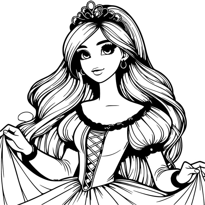 realistic princess 4k