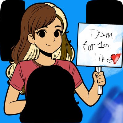 teenage girl holding blank sign