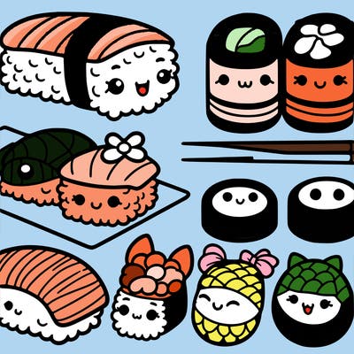 cute sushi