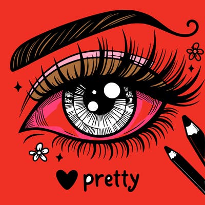 pretty eye