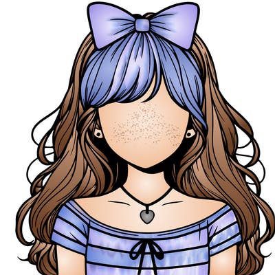 realistic girl no face