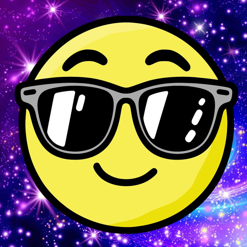 emoji with sunglasses