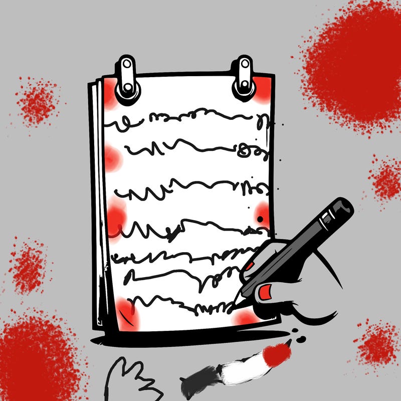 blank piece of paper