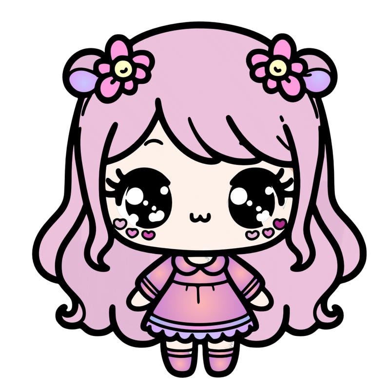 cute kawaii girl
