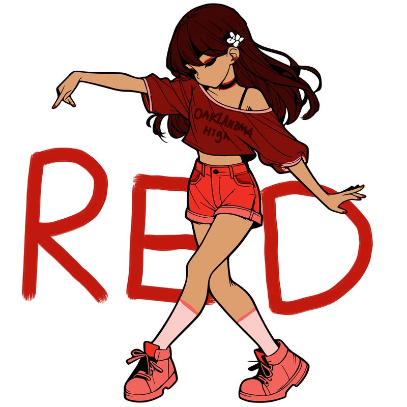 realistic girl danceing