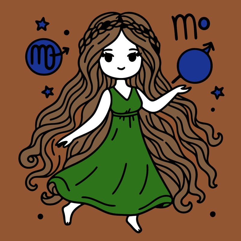 virgo the zodiac as human