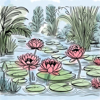 monet's water lilies