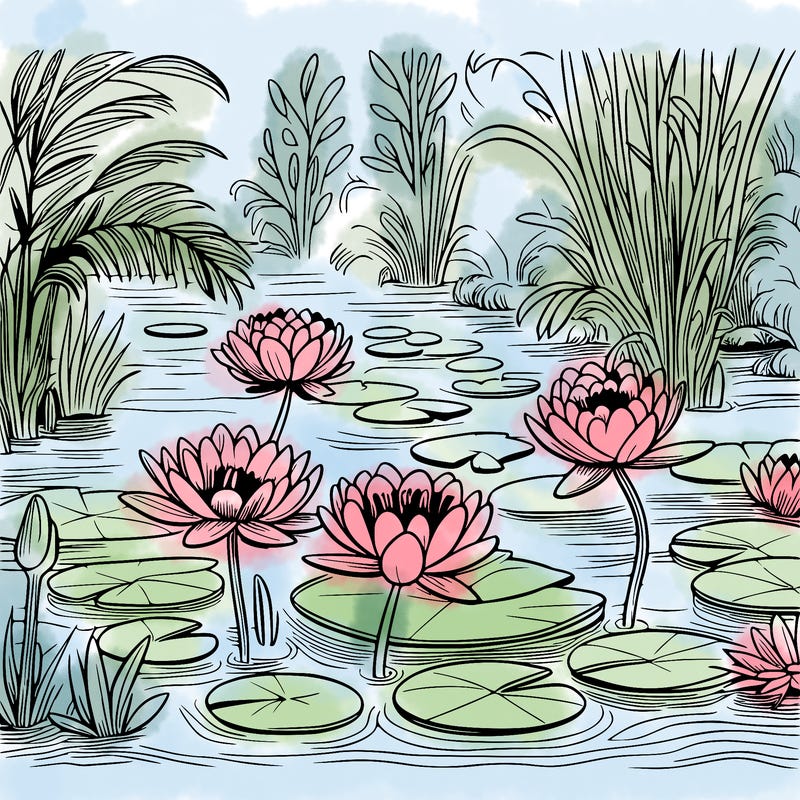 monet's water lilies
