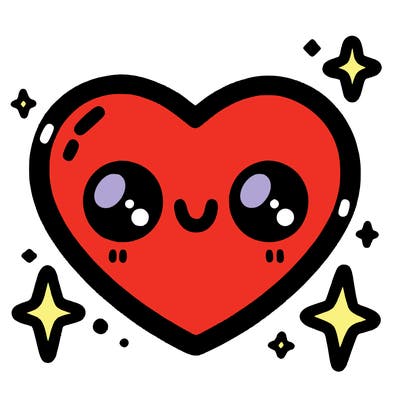 really easy plain heart