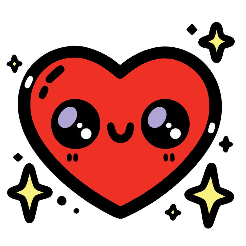 really easy plain heart