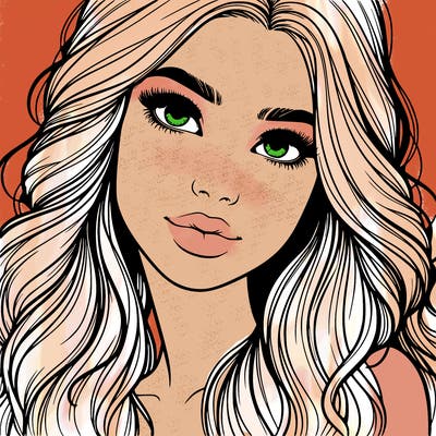 beautiful realistic girl