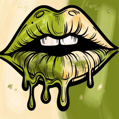 lips that look realistic and drip