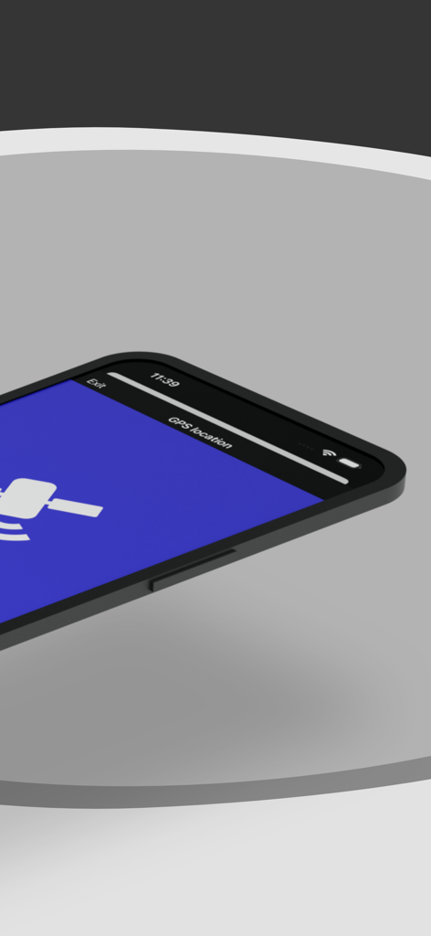 Saucydates: Dating App - saucydates dating app gps location screen on a smartphone