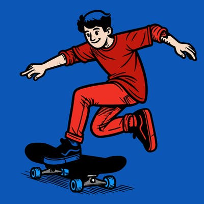 skateboarding