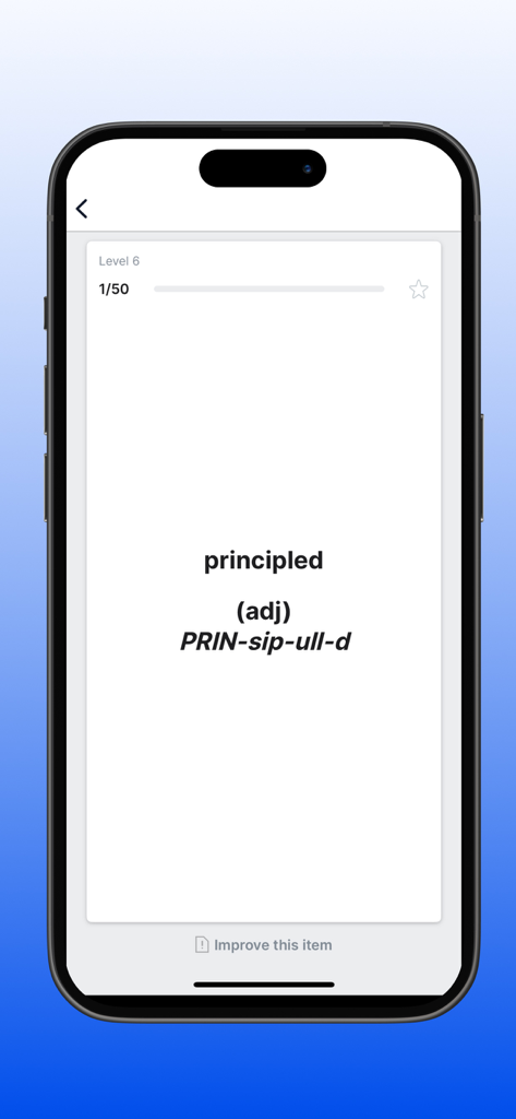 Manhattan Prep | GRE Practice - Manhattan Prep GRE vocabulary flashcard for the word principled