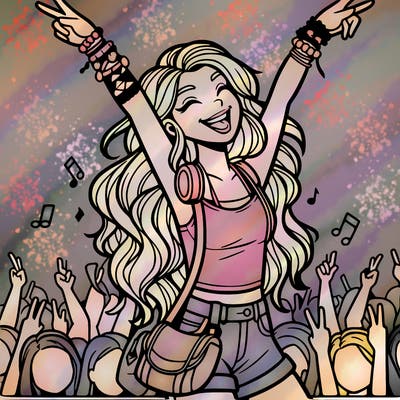 hot rave girl