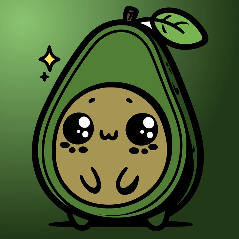 cute avocado