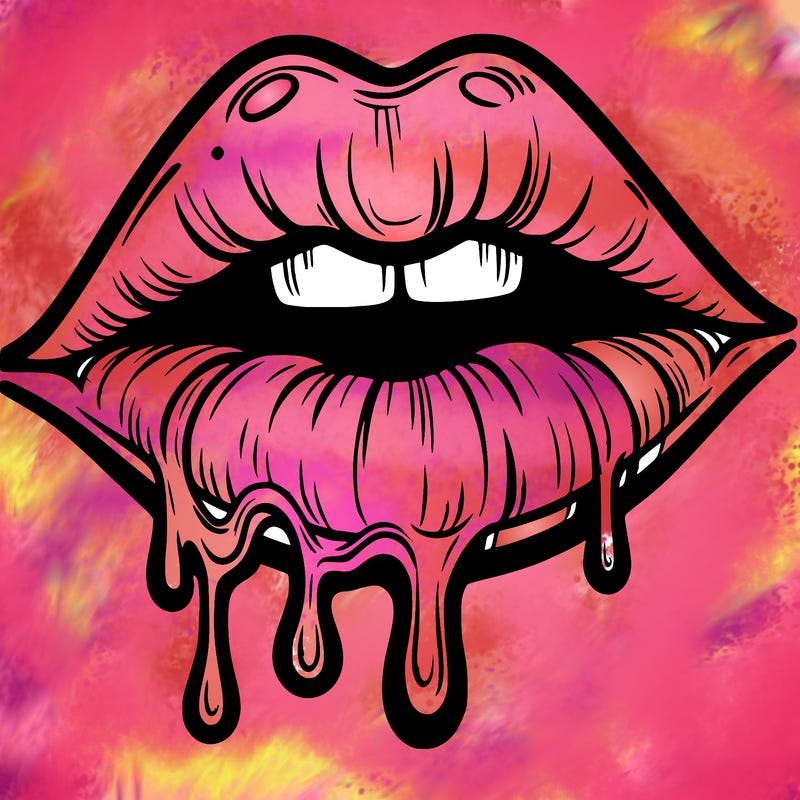lips that look realistic and drip