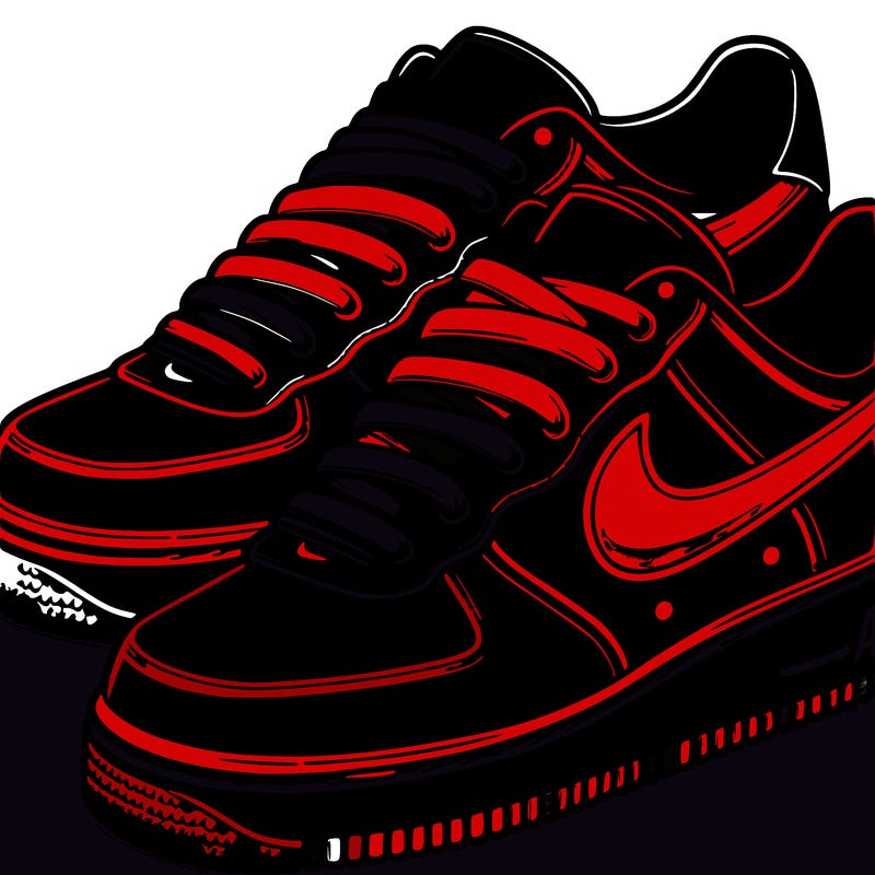 black nike air force