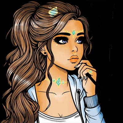 realistic teenage pretty