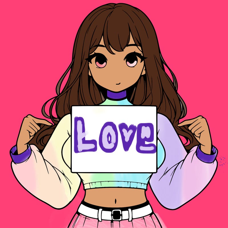 girl holding a blank sign in a long sleeve crop top